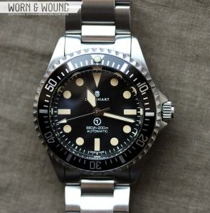 When I woke up a couple of months ago with an image of the
Steinhart Ocean Vintage Military
in my mind, I knew I was in trouble. Somehow, perhaps by subliminal messaging, the watch just got lodged ...
